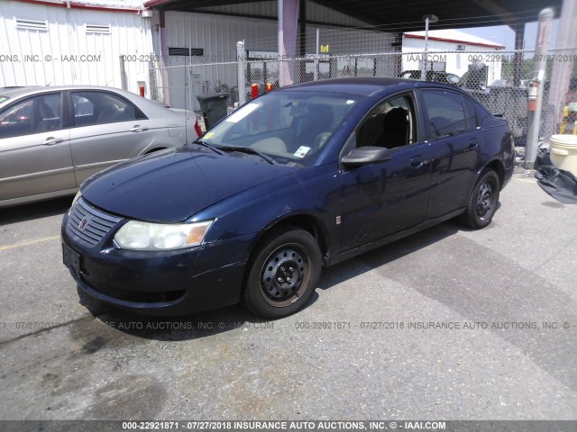 1G8AJ55F57Z202246 - 2007 SATURN ION LEVEL 2 Mavi foto 2