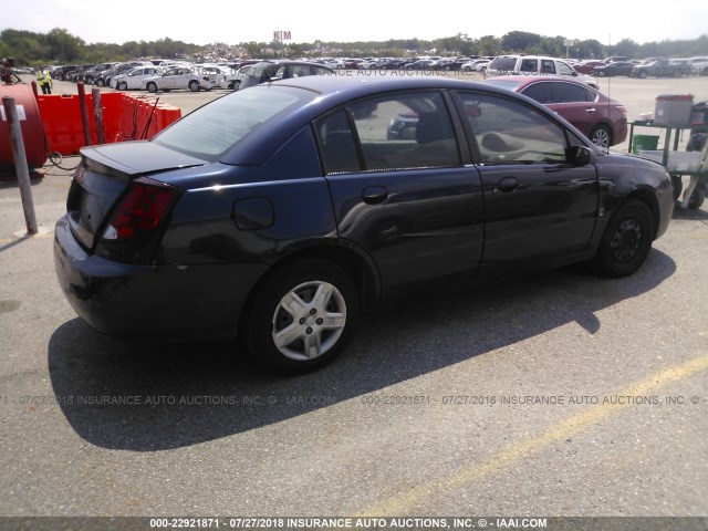 1G8AJ55F57Z202246 - 2007 SATURN ION LEVEL 2 Mavi foto 4