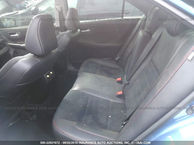 4T1BF1FK2HU683339 - 2017 TOYOTA CAMRY LE/XLE/SE/XSE BLUE photo 8