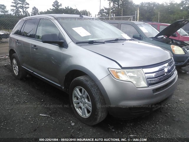 2FMDK36C08BB16027 - 2008 FORD EDGE SE SILVER photo 1