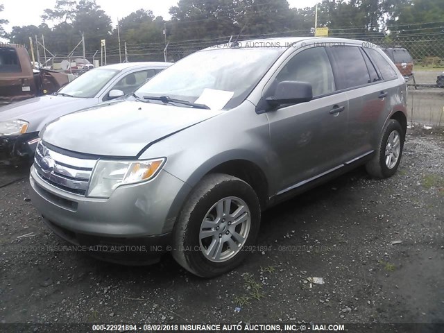 2FMDK36C08BB16027 - 2008 FORD EDGE SE SILVER photo 2