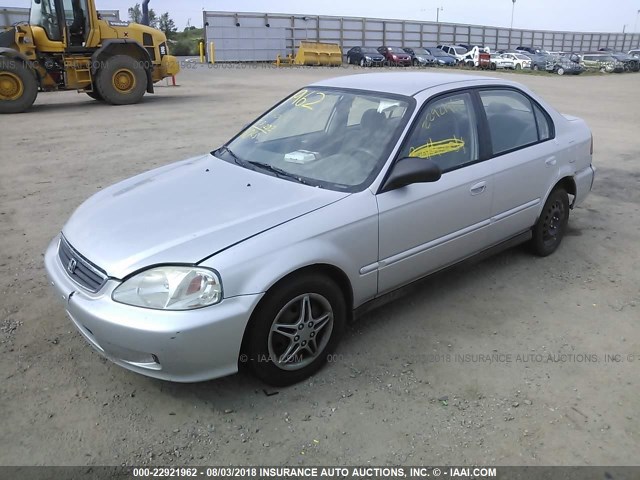 2HGEJ6618YH504441 - 2000 HONDA CIVIC SE SILVER photo 2