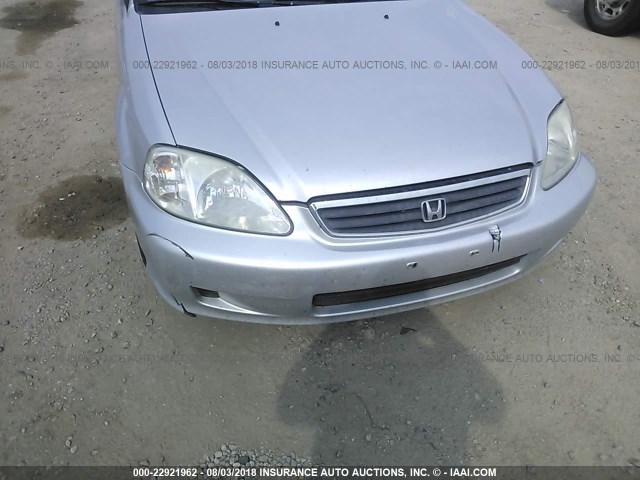 2HGEJ6618YH504441 - 2000 HONDA CIVIC SE SILVER photo 6