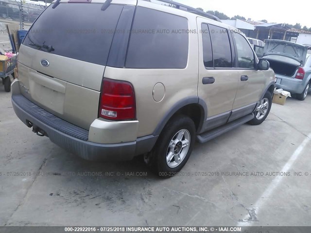 1FMZU73K53UB70350 - 2003 FORD EXPLORER XLT/XLT SPORT/NBX 金色 照片 4
