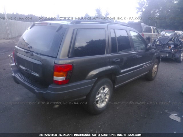 1J4GX48S14C388605 - 2004 JEEP GRAND CHEROKEE LAREDO/COLUMBIA/FREEDOM 黑色 照片 4