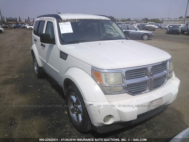 1D8GT58K38W113430 - 2008 DODGE NITRO SLT WHITE photo 1