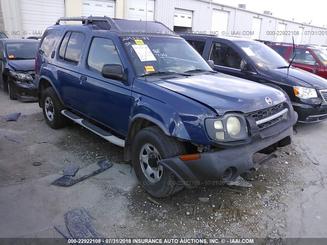 5N1ED28T84C610460 - 2004 NISSAN XTERRA XE/SE BLUE photo 1