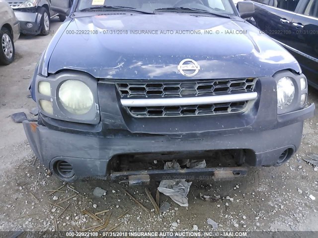 5N1ED28T84C610460 - 2004 NISSAN XTERRA XE/SE BLUE photo 6