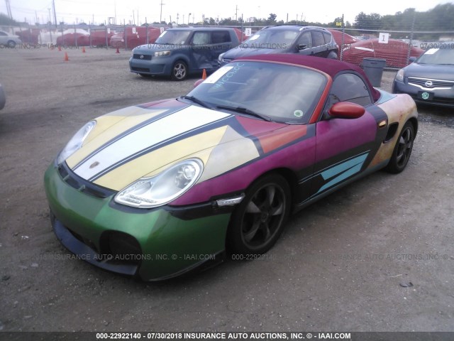 WP0CA29801U623501 - 2001 PORSCHE BOXSTER YELLOW photo 2