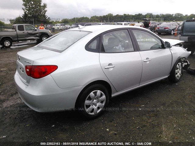 KMHDU46D69U681709 - 2009 HYUNDAI ELANTRA GLS/SE SILVER photo 4