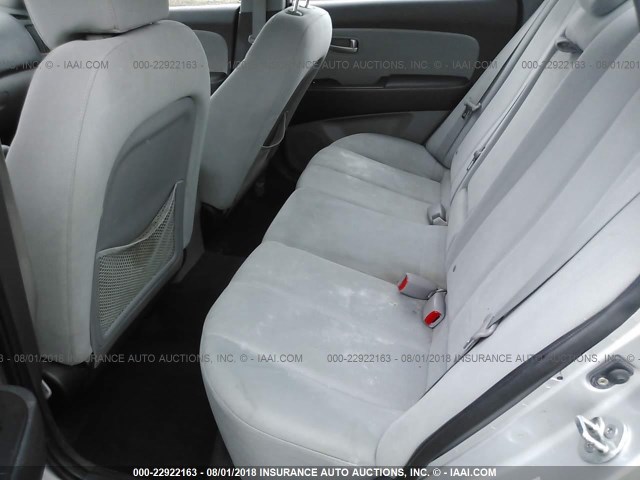 KMHDU46D69U681709 - 2009 HYUNDAI ELANTRA GLS/SE SILVER photo 8