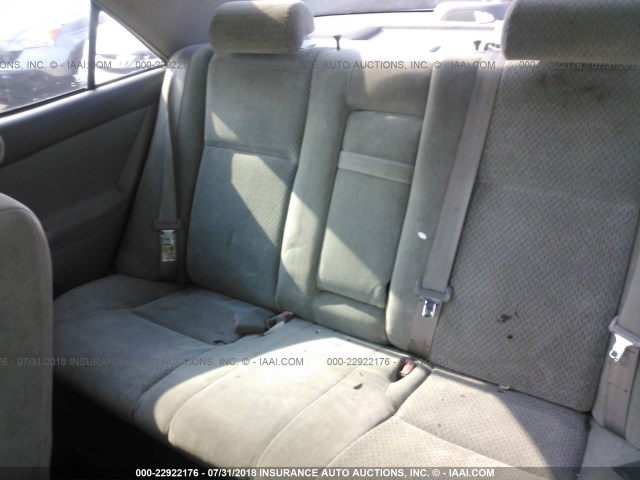 4T1BE32K22U504972 - 2002 TOYOTA CAMRY LE/XLE/SE Көк фото 8