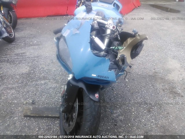 ZDM1XBMV5BB015834 - 2011 DUCATI 848 BLUE photo 5