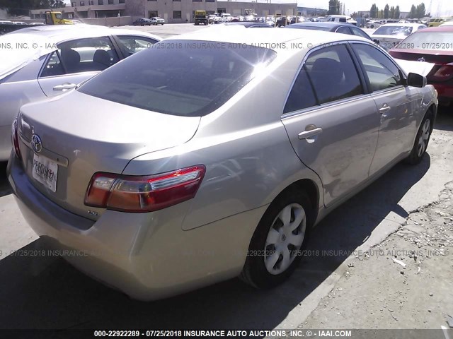 4T1BE46K07U572016 - 2007 TOYOTA CAMRY NEW GENERAT CE/LE/XLE/SE TAN photo 3