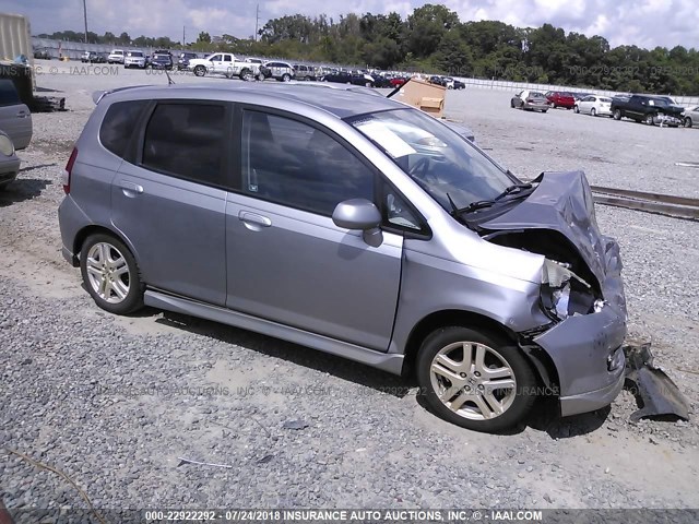 JHMGD386X7S000369 - 2007 HONDA FIT S 银色 照片 1
