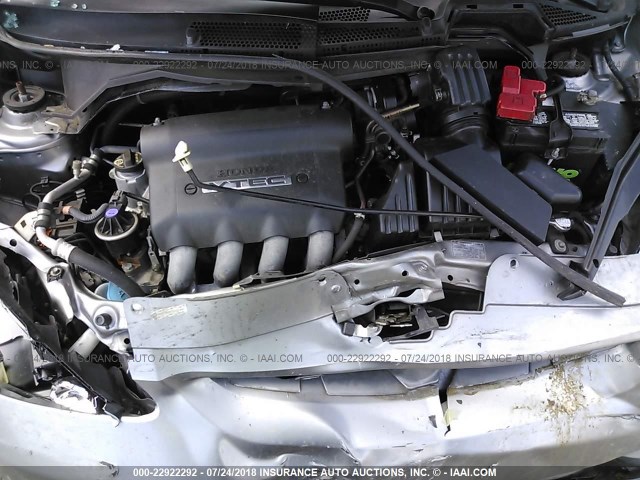JHMGD386X7S000369 - 2007 HONDA FIT S 银色 照片 10