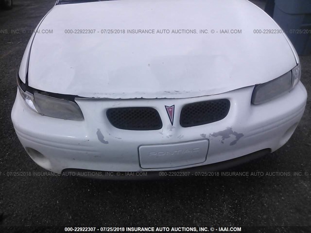 1G2WR121XXF271378 - 1999 PONTIAC GRAND PRIX GTP WHITE photo 6