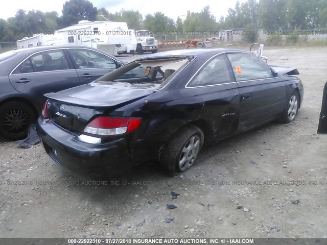 2T1CF22P8YC376996 - 2000 TOYOTA CAMRY SOLARA SE/SLE BLACK photo 4