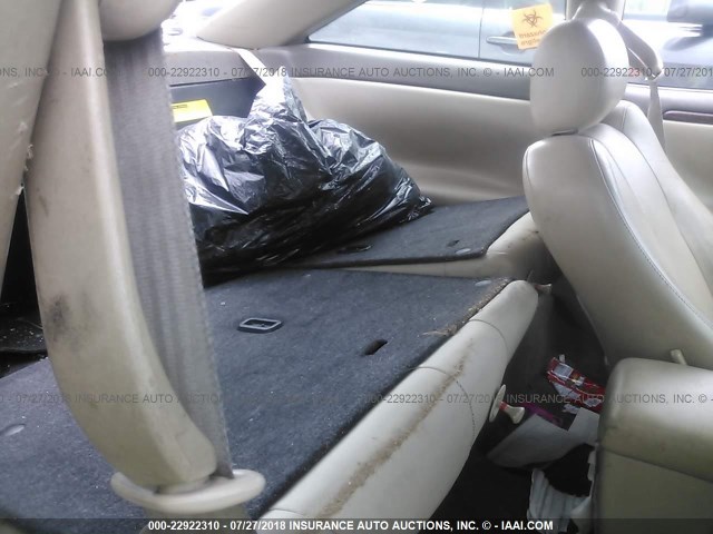 2T1CF22P8YC376996 - 2000 TOYOTA CAMRY SOLARA SE/SLE შავი ფოტო 8