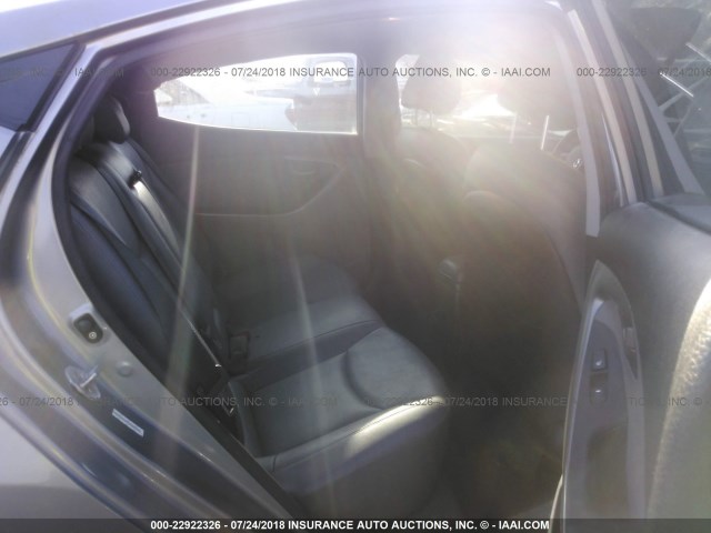 KMHDH4AE8DU745102 - 2013 HYUNDAI ELANTRA GLS/LIMITED GRAY photo 8