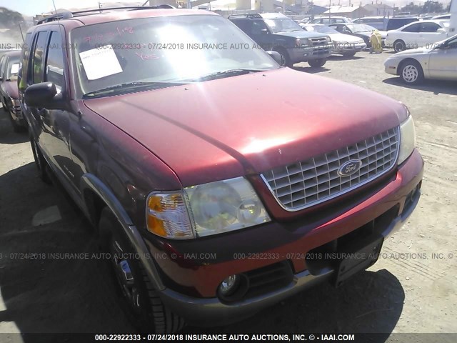 1FMDU64W82ZA97840 - 2002 FORD EXPLORER EDDIE BAUER RED photo 1