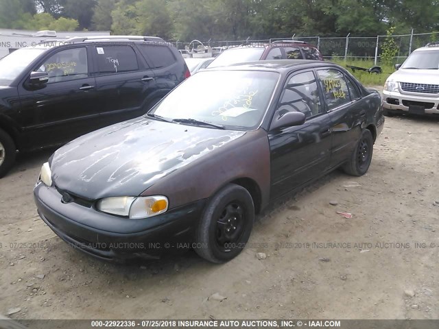 1Y1SK5284YZ425243 - 2000 CHEVROLET GEO PRIZM LSI 绿色 照片 2