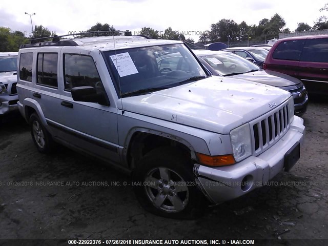 1J8HG48NX6C274215 - 2006 JEEP COMMANDER ვერცხლისფერი ფოტო 1