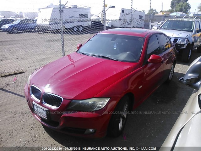 WBAPH5G52ANM35741 - 2010 BMW 328 I SULEV RED photo 2