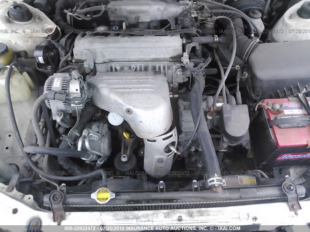 4T1BG22K21U777865 - 2001 TOYOTA CAMRY CE/LE/XLE 白色 照片 10