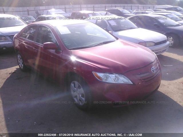 4T1BE46K87U085002 - 2007 TOYOTA CAMRY NEW GENERAT CE/LE/XLE/SE RED photo 1