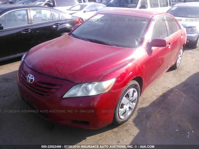 4T1BE46K87U085002 - 2007 TOYOTA CAMRY NEW GENERAT CE/LE/XLE/SE RED photo 2