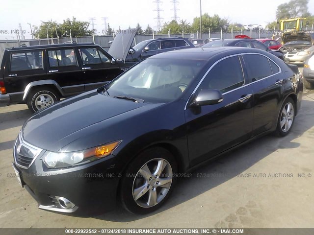 JH4CU2F62CC012354 - 2012 ACURA TSX TECH GRAY photo 2