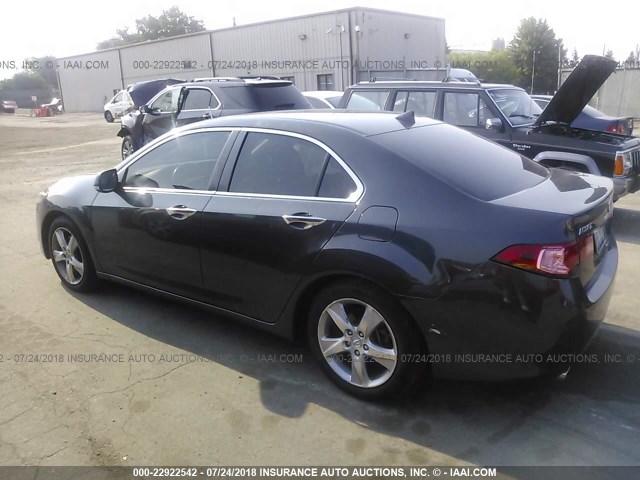 JH4CU2F62CC012354 - 2012 ACURA TSX TECH GRAY photo 3