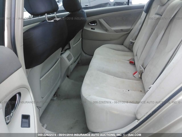 4T1BE46KX7U644128 - 2007 TOYOTA CAMRY NEW GENERAT CE/LE/XLE/SE GOLD photo 8