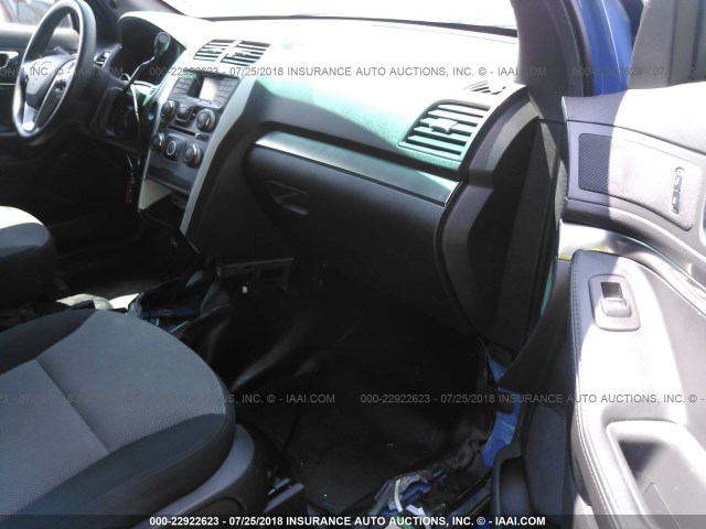 1FM5K8AT1EGC50199 - 2014 FORD EXPLORER POLICE INTERCEPTOR BLUE photo 5