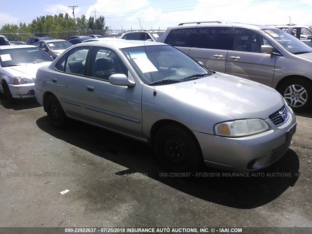 3N1CB51D53L777743 - 2003 NISSAN SENTRA XE/GXE GRAY photo 1