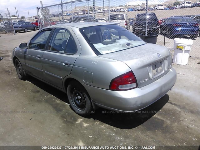 3N1CB51D53L777743 - 2003 NISSAN SENTRA XE/GXE GRAY photo 3