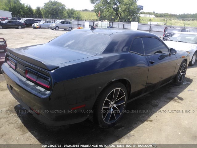 2C3CDZFJ7HH617073 - 2017 DODGE CHALLENGER R/T 392 BLACK photo 4