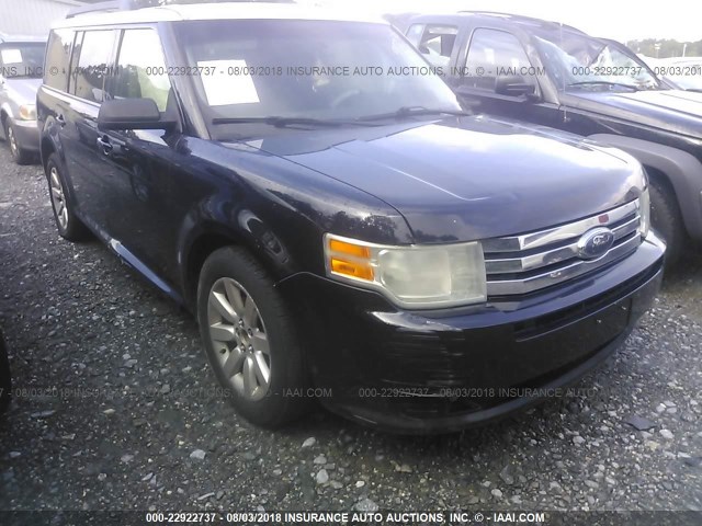 2FMDK51C89BA58219 - 2009 FORD FLEX SE BLACK photo 1