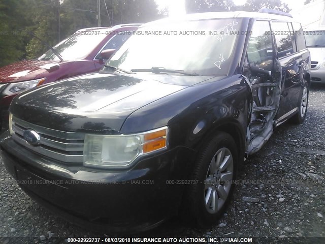 2FMDK51C89BA58219 - 2009 FORD FLEX SE BLACK photo 2