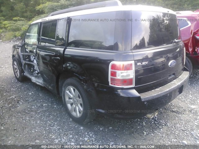 2FMDK51C89BA58219 - 2009 FORD FLEX SE BLACK photo 3