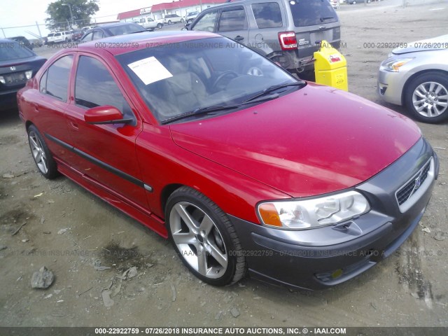 YV1RH52Y842380418 - 2004 VOLVO S60 R RED photo 1