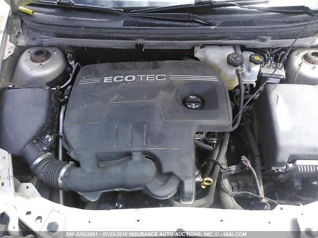 1G1ZC5E04AF187075 - 2010 CHEVROLET MALIBU 1LT 金色 照片 10