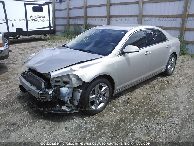 1G1ZC5E04AF187075 - 2010 CHEVROLET MALIBU 1LT 金色 照片 2