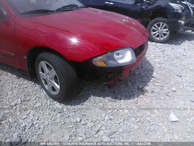 1G1JF52F357108136 - 2005 CHEVROLET CAVALIER LS RED photo 6