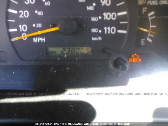 4TASN92N2XZ477537 - 1999 TOYOTA TACOMA XTRACAB PRERUNNER შავი ფოტო 7