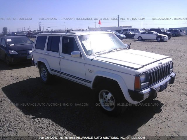 1JCMT7843HT026397 - 1987 JEEP CHEROKEE LAREDO WHITE photo 1