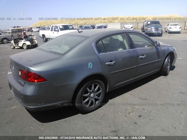 1G4HR57Y76U183055 - 2006 BUICK LUCERNE CXL GRAY photo 4