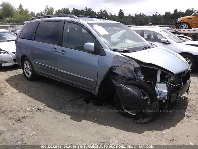 5TDBA22C26S067147 - 2006 TOYOTA SIENNA XLE/XLE LIMITED BLUE photo 1