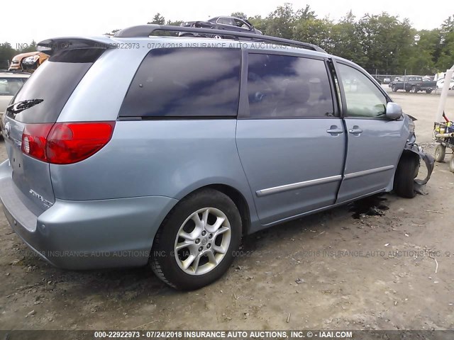 5TDBA22C26S067147 - 2006 TOYOTA SIENNA XLE/XLE LIMITED BLUE photo 4